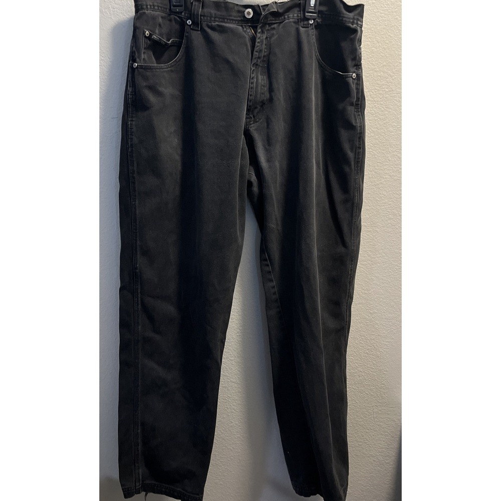 Jordan Craig Modern Classic Denim Jeans Men's Size 42x34‎ Black Straight Leg